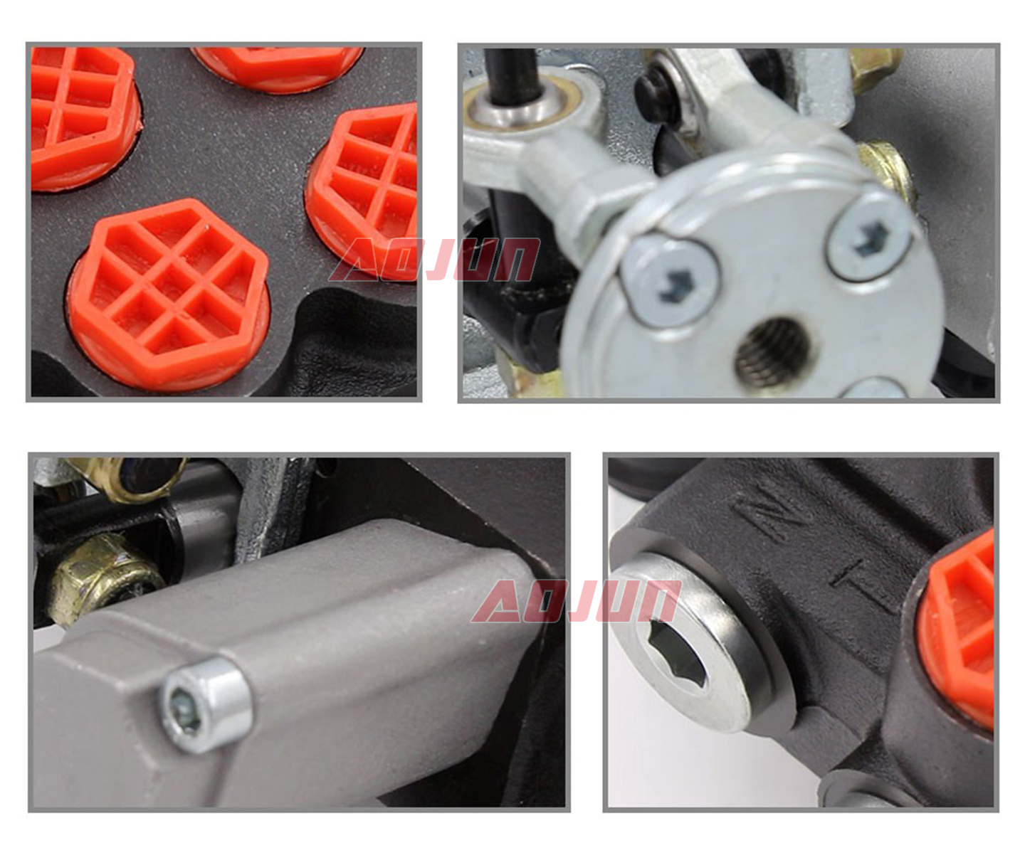 3 Spool Manual and Joystick Monoblock Directional Valve P40 detailed image